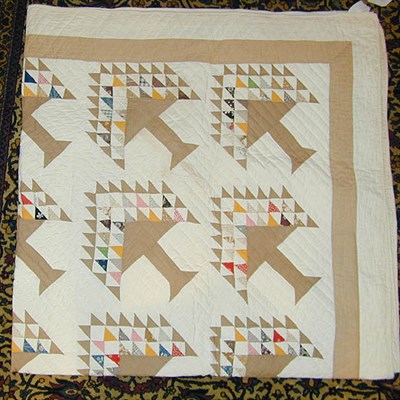 Lot 175 - American Pieced Cotton Quilt Circa 1900 In the...
