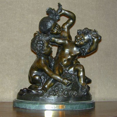 Lot 748 - Bronze Sculpture Mischief After Peyre