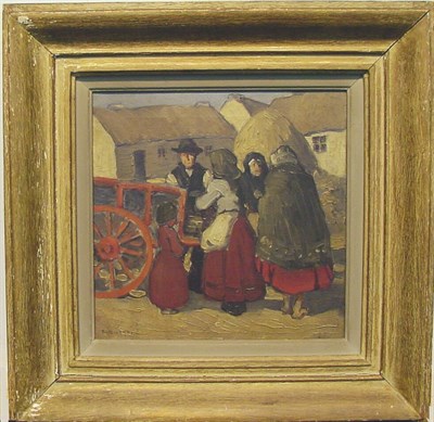 Lot 190 - Paul Henry Irish, 1876-1958 MARKET DAY Signed...