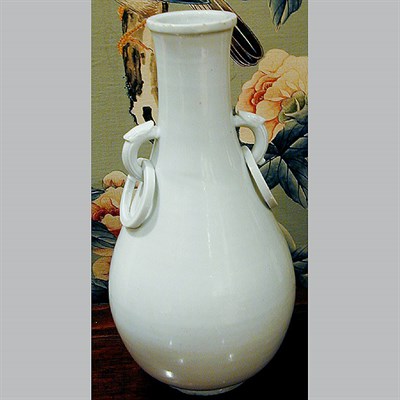 Lot 257 - Chinese Blanc de Chine Porcelain Bottle Vase...