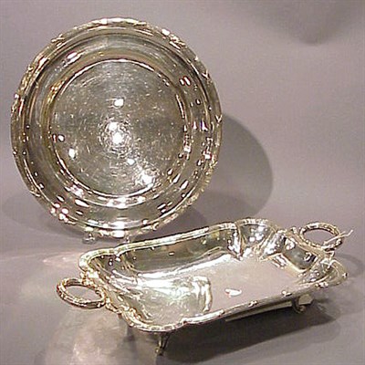 Lot 313 - Continental Silver Two-Handled Entree Dish and...