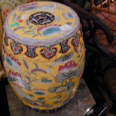 Lot 631 - Pair of Chinese Polychrome-Decorated Porcelain...