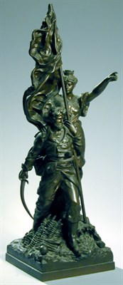 Lot 363 - Bronze Allegorical Group After a model by...