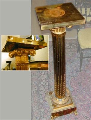 Lot 589 - Louis XVI Style Gilt-Bronze Pedestal The...