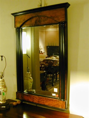 Lot 205A - Biedermeier Style Walnut Mirror
