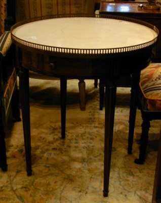 Lot 382A - Louis XVI Style Mahogany Bouillotte Table