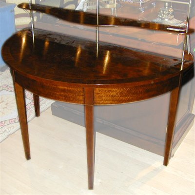 Lot 324 - Pair of George III Style Mahogany Consoles