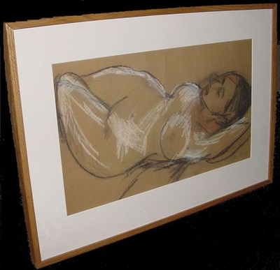 Lot 91 - Arthur Beecher Carles 1882-1952 RECLINING NUDE...