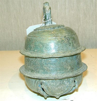 Lot 156 - Khmer Bronze Bell 13th/14th Century