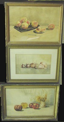 Lot 4 - M. E. Alward 19th/20th Century STILL LIFE WITH...