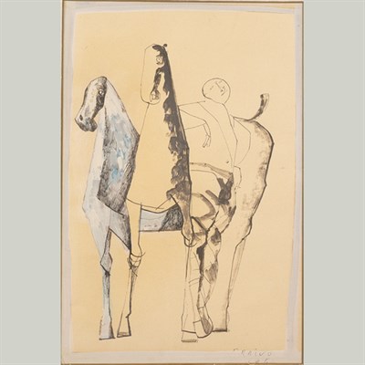 Lot 45 - Marino Marini Italian, 1901-1980 STANDING MAN...