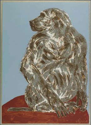 Lot 204 - Elisabeth Frink BABOON (WISEMAN 155) Color...