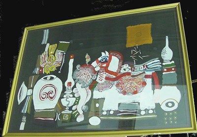 Lot 25 - Dang Xuan Hoa Vietnamese, b. 1959 COMPOSITION...