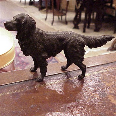 Lot 243 - French Bronze Sculpture of a Setter