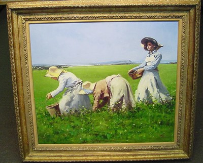 Lot 7 - Charles Apt American, b. 1933 TOMATO PICKERS...