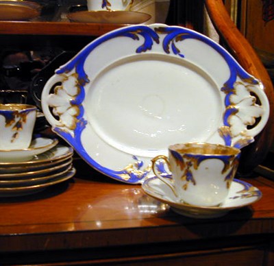 Lot 109 - Continental Gilt-Decorated Porcelain Partial...