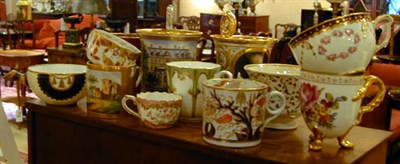 Lot 141 - Group of Porcelain Teacups and Saucers...
