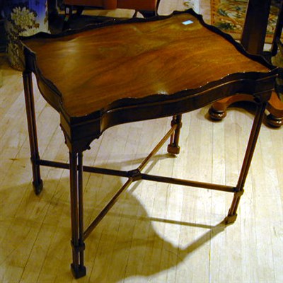 Lot 143 - Pair of Georgian Style Mahogany Tea Tables