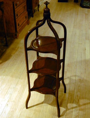 Lot 163 - Georgian Style Mahogany Muffin Stand