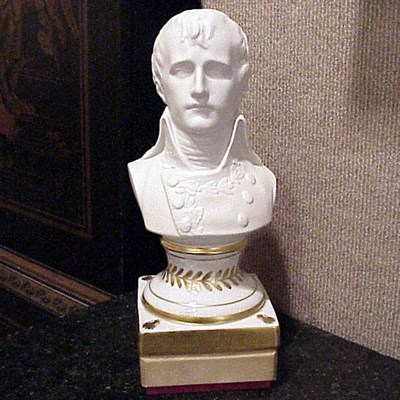 Lot 205 - Continental Partial Glazed Porcelain Bust of...