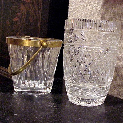 Lot 207 - Waterford Cut Glass Vase and a Baccarat Cut...