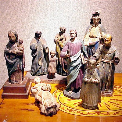 Lot 209 - Miscellaneous Group of Carved Wood Figures...
