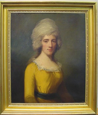 Lot 40 - Circle of John Hoppner PORTRAIT OF MRS....