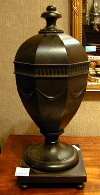 Lot 379 - Pair of Georgian Style Mahogany Urn-Form Knife...