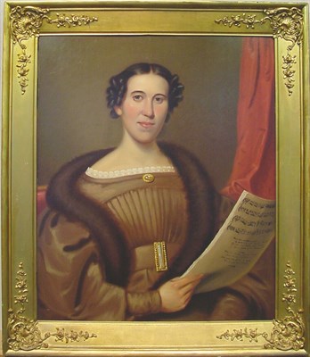 Lot 17 - Continental School 19th Century PORTRAIT OF...