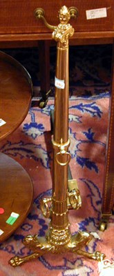 Lot 517 - Pair of Classcial Style Brass Andirons
