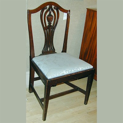 Lot 269 - Set of Three Federal Mahogany Side Chairs...