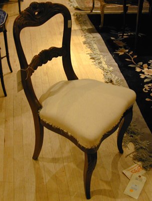 Lot 167 - Set of Seven Victorian Mahogany Side Chairs