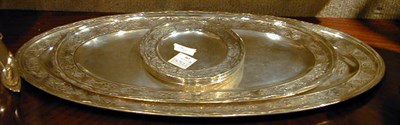Lot 363 - Group of Eight Art Nouveau Style Continental...