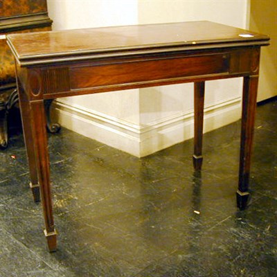 Lot 570 - Georgian Style Mahogany Fold-Over Table