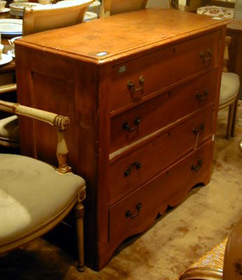 Lot 580 - Victorian Pine Chest of Drawers