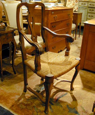 Lot 584 - Pair of Provincial Italian Rococo Style Walnut...