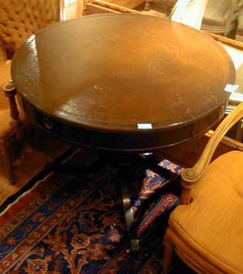 Lot 587 - Georgian Style Mahogany Drum Table