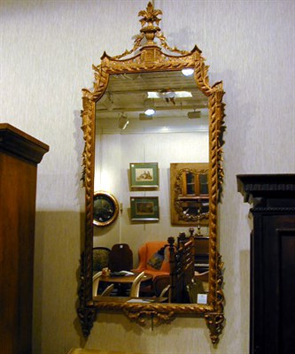 Lot 595 - Georgian Style Gilt-Carved Wood Mirror