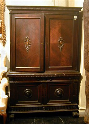 Lot 596 - Renaissance Revival Mahogany Cabinet