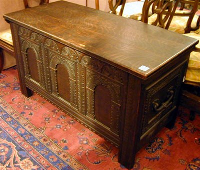 Lot 616 - Renaissance Revival Oak Cassone