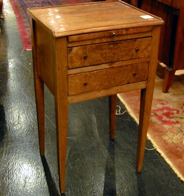 Lot 622 - Provincial Louis XVI Style Walnut Two-Drawer...