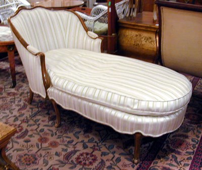 Lot 633 - Louis XV Style Upholstered Chaise
