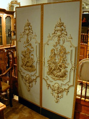 Lot 586 - Classical Style Two-Panel Screen