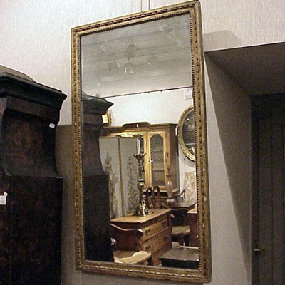 Lot 686 - Louis XVI Style Gilt Carved Wood Mirror