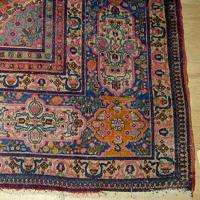 Lot 766 - Kirman Carpet Southeast Persia, late 19th...