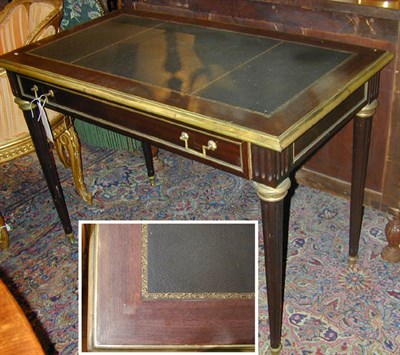 Lot 576 - Louis XVI Style Gilt-Bronze Mounted Mahogany...