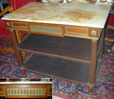 Lot 550 - Empire Style Gilt-Bronze Mounted Mahogany Side...