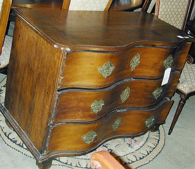 Lot 335 - Continental Provincial Baroque Oak Commode