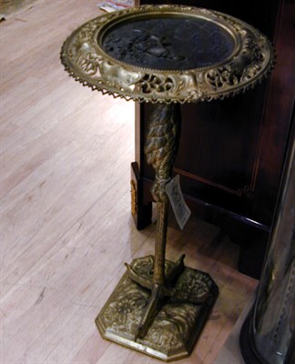 Lot 458 - Victorian Brass and Bronze Pedestal