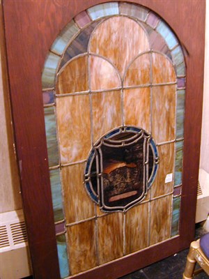 Lot 607 - Victorian Stained Glass Window